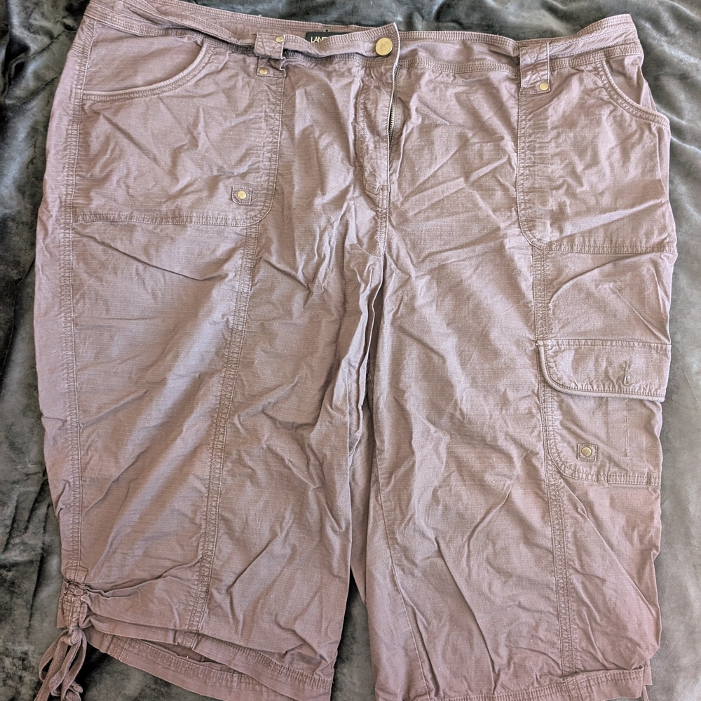 Lane Bryant Women's Cargo Shorts - Light Brown